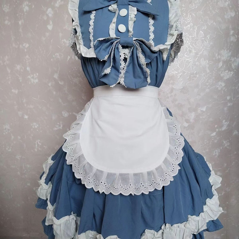 Home Cooking Work - Sexy Lace Black White Bib Beauty