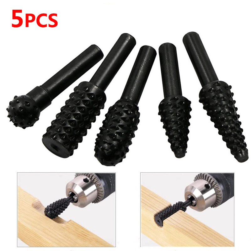 Wok Carbon Steel - 5PCS Drill Bit Set 1/4'' 6mm