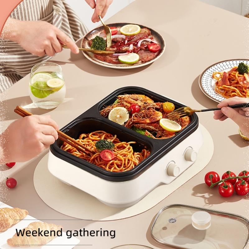 Home Cooking Meal - D0AB 1300W Two Zone Cooking And