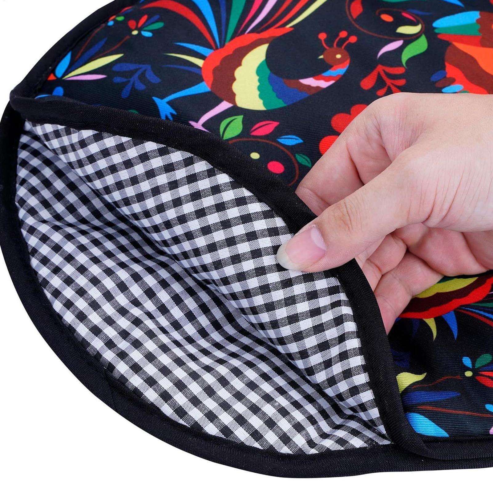 Tortilla Warmer Cloth - Tortilla Holder Pouch 12-Inch Microwavable Cloth