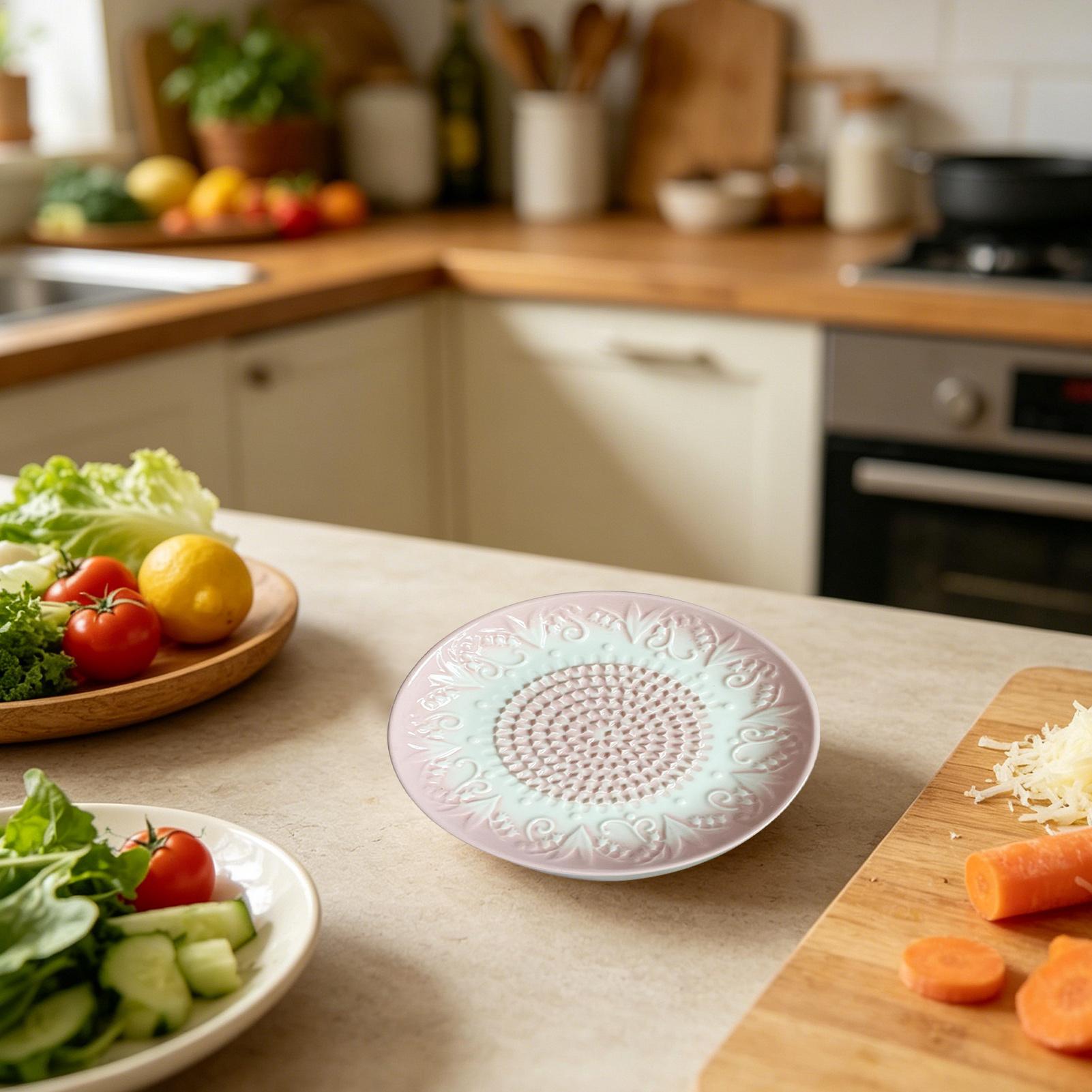 Ceramic Garlic Grater Plate Em - Home Cooking Meal review and price