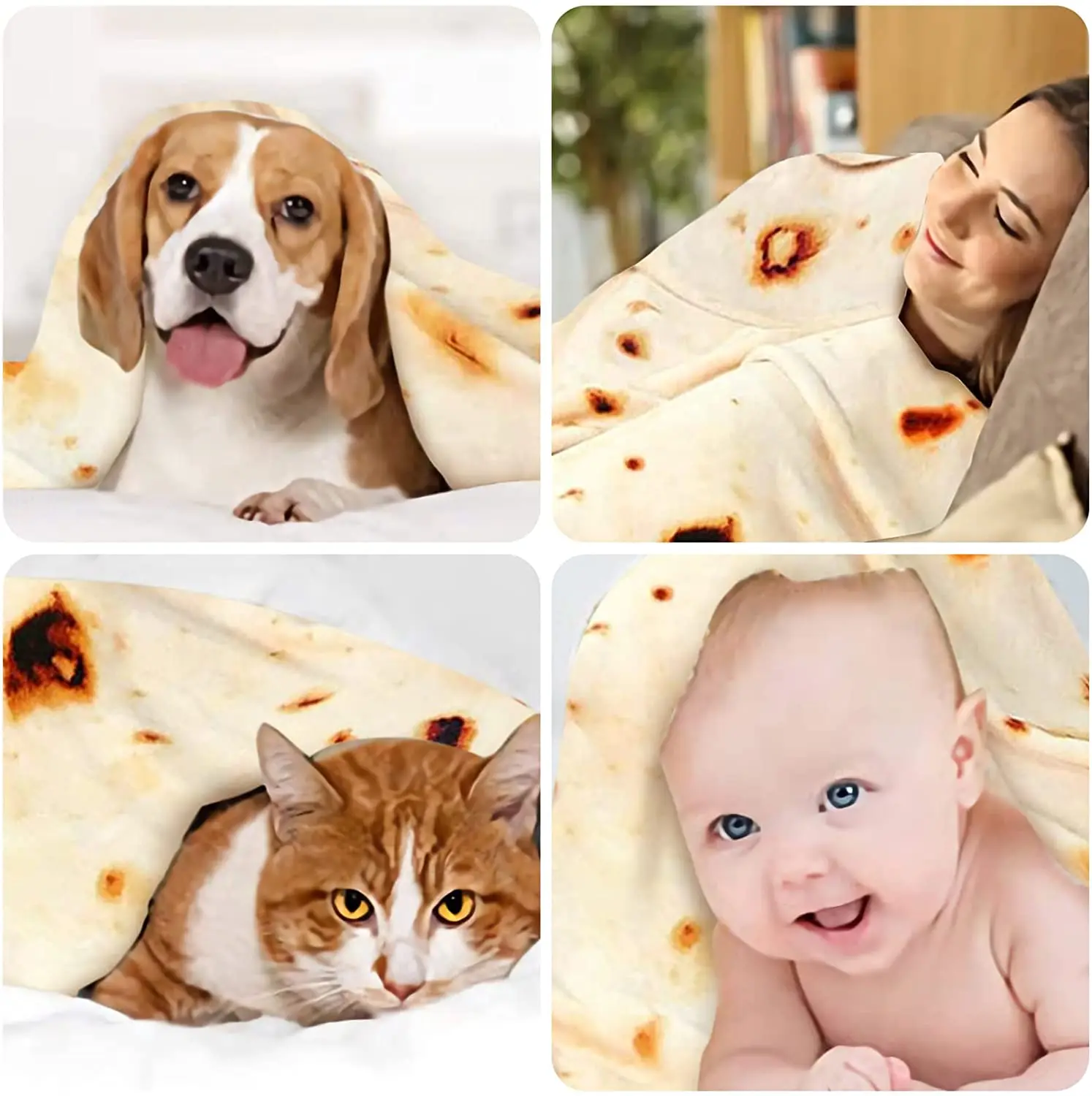 Super Soft Warm Flannel Burrit - Tortilla Warmer Cloth review and price