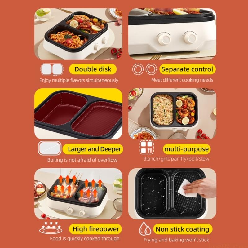 D0AB 1300W Two Zone Cooking An - Home Cooking Meal review and price