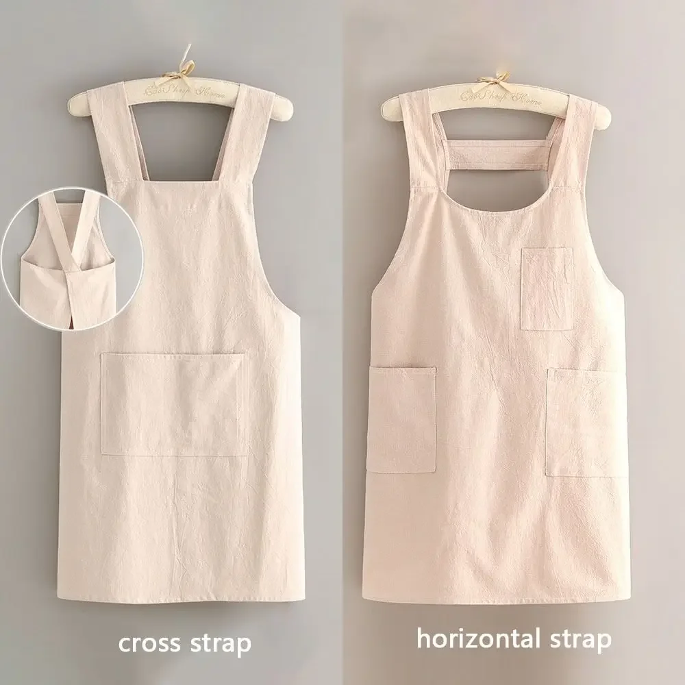 Cotton Kitchen Aprons Cooking  - Home Cooking Work review and price