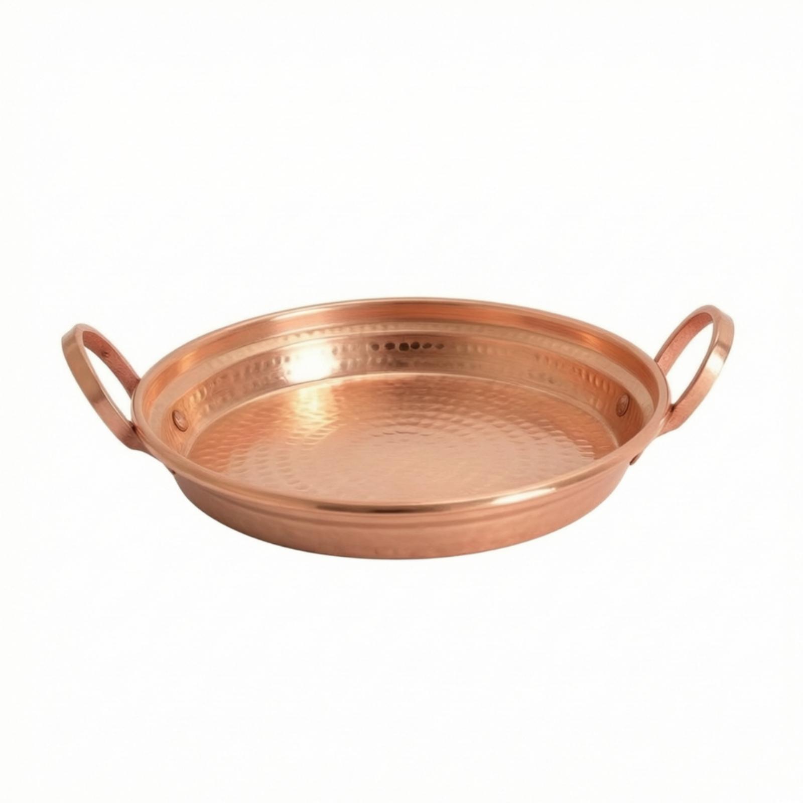 Copper Pan twoHandle Pan with  - Home Cooking Host review and price