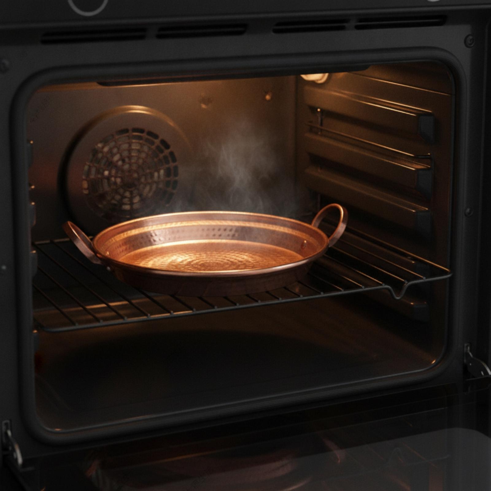 Copper Pan twoHandle Pan with  - Home Cooking Host review and price