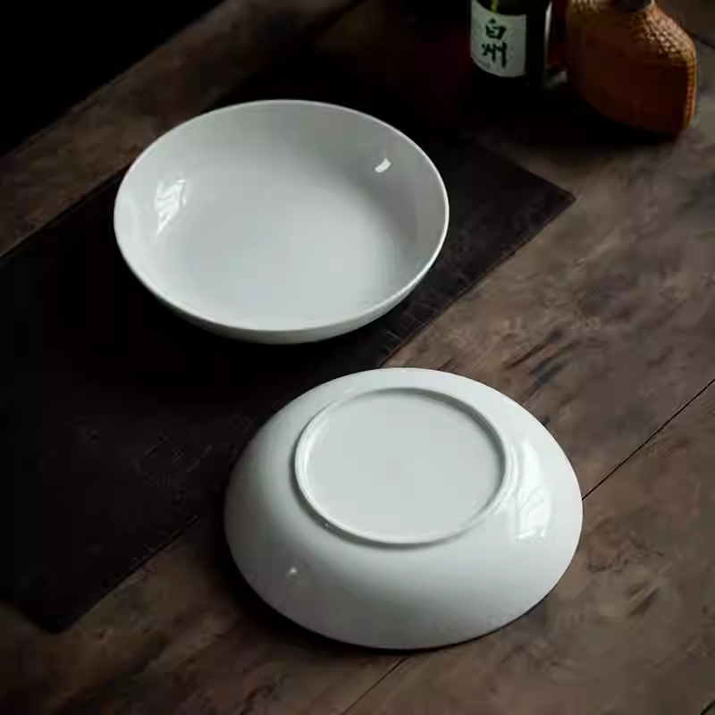 9.6 Inch White Porcelain Deep  - Home Cooking Meal review and price