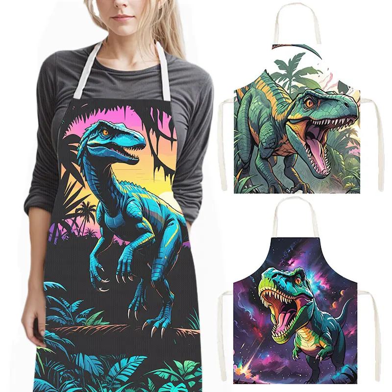 Cute Dinosaur Print Kitchen Ap - Home Cooking Chef review and price