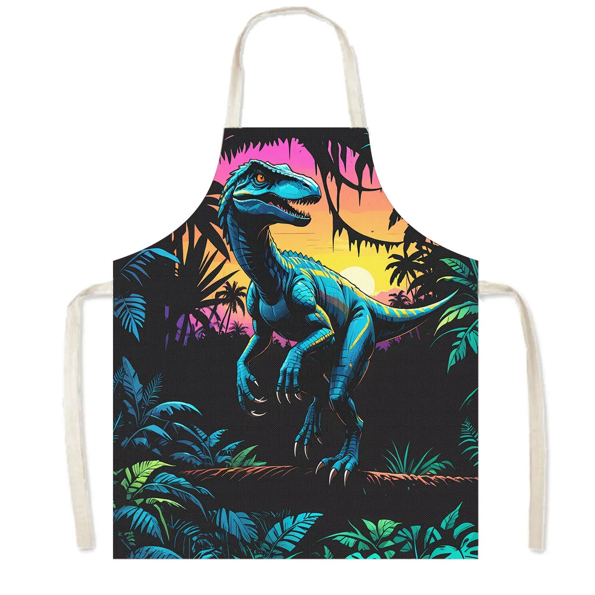 Cute Dinosaur Print Kitchen Ap - Home Cooking Chef review and price