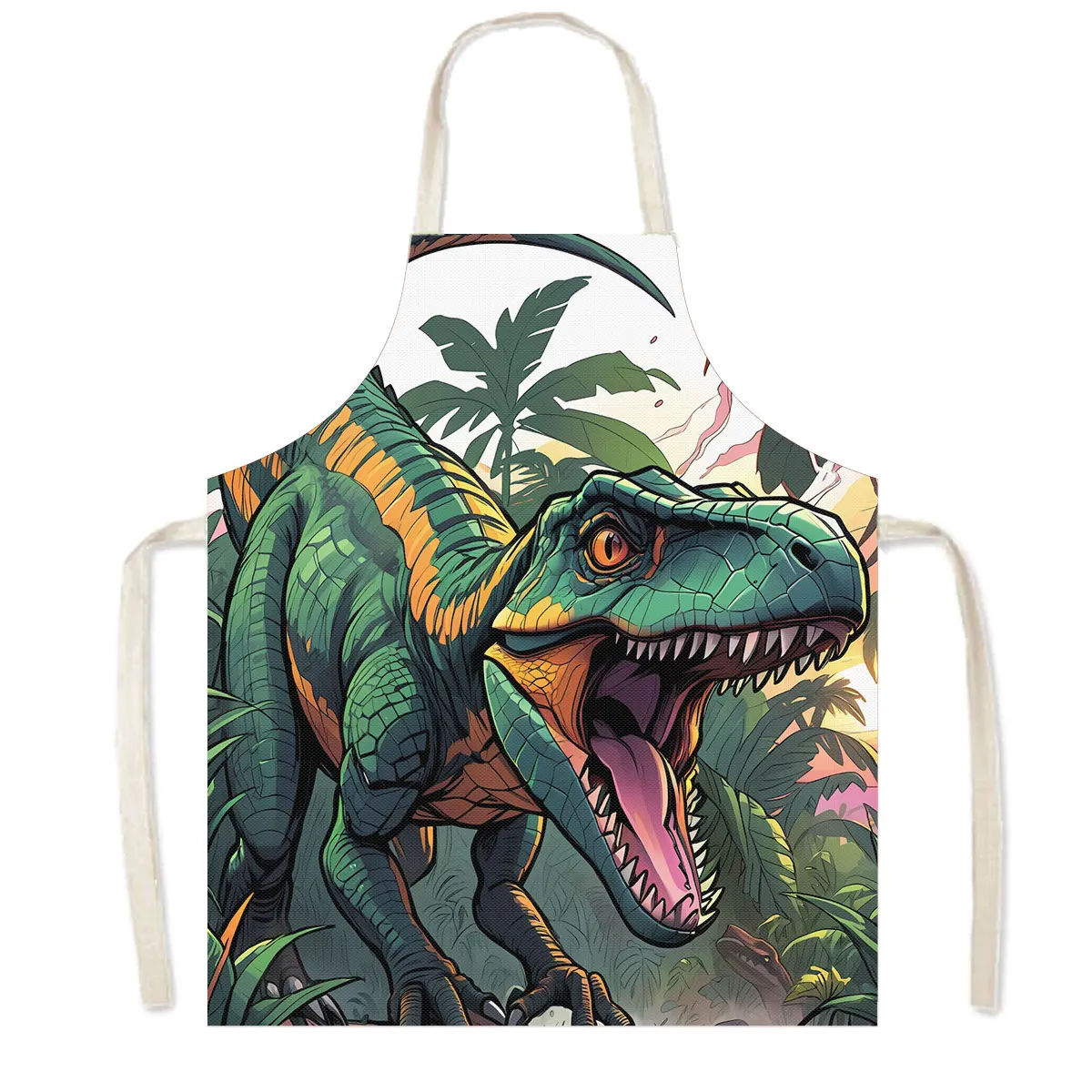 Cute Dinosaur Print Kitchen Ap - Home Cooking Chef review and price