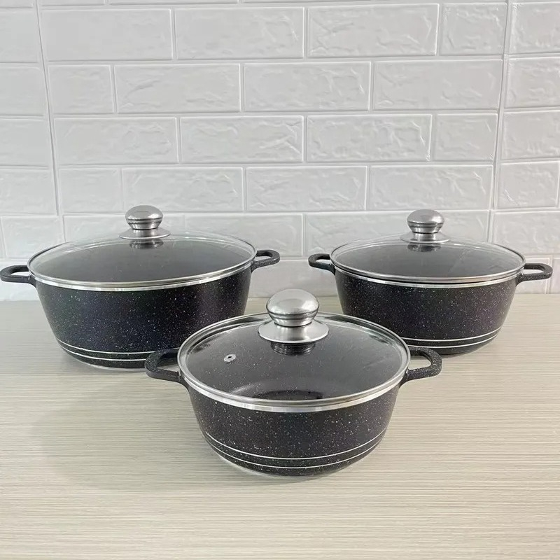 JMZ Cookware Set Granite Cooki - Home Cooking Chef review and price